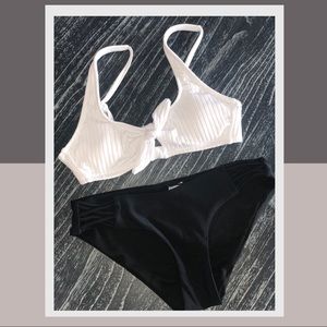 New Black and White Bikini | Size Small